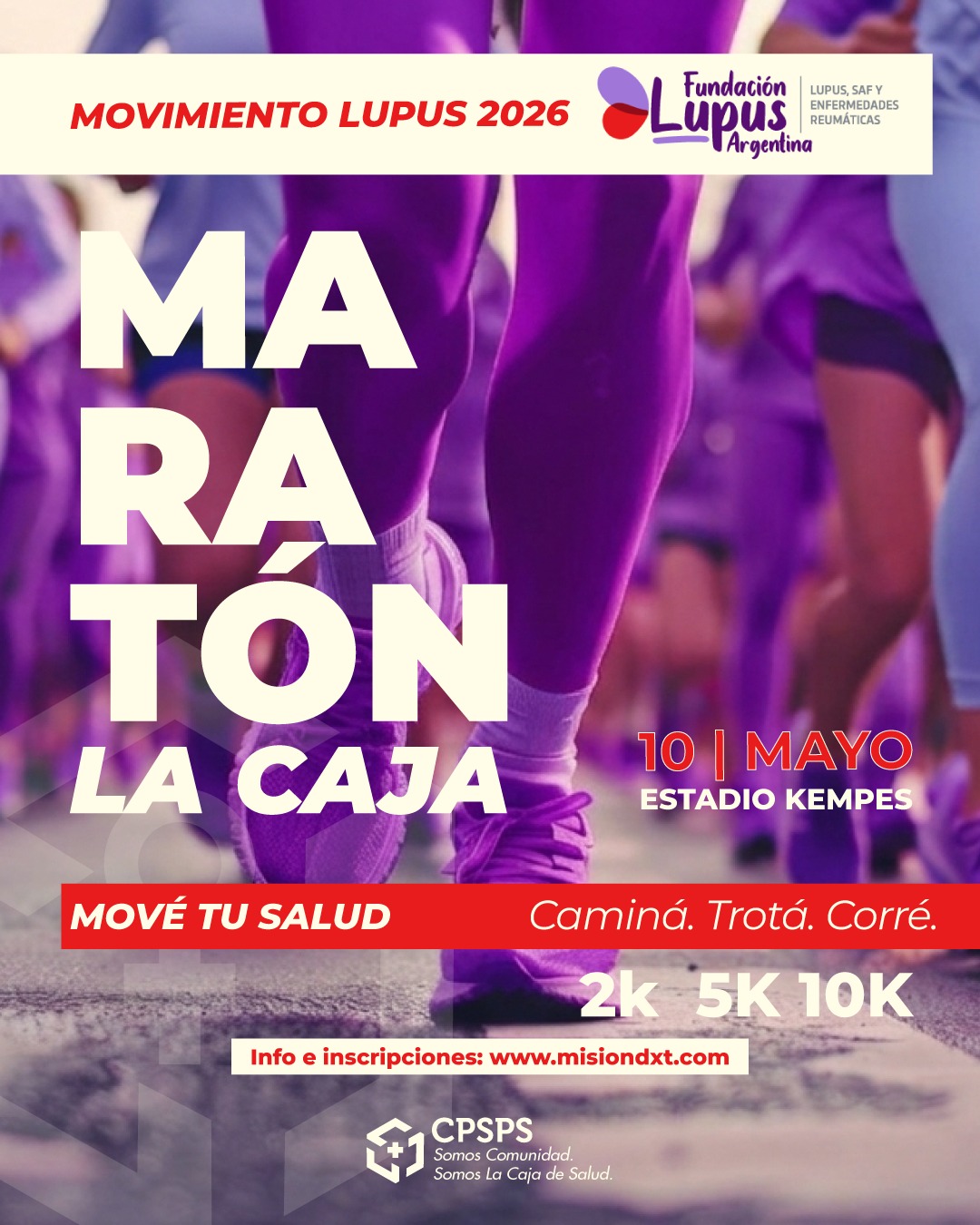 MARATON LA CAJA - MOVIMIENTO LUPUS 2026